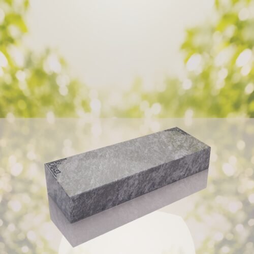 Companion Bevel Granite Grave Marker with Ivy Corner Design