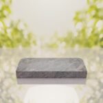 Companion Bevel Granite Grave Marker with Floral Corner Design