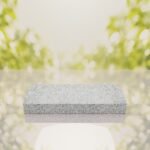 Companion Bevel Granite Grave Marker with Floral Corner Design