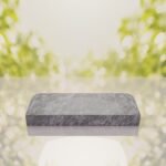 Companion Bevel Granite Grave Marker with Floral Corner Design