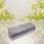 Companion Bevel Granite Grave Marker with Floral Corner Design
