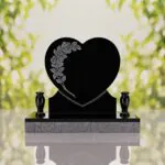 Rose Heart Headstone