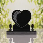 Rose Heart Headstone