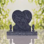 Rose Heart Headstone
