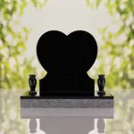 Rose Heart Headstone