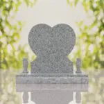 Rose Heart Headstone