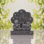 Teddy Bear Train Child Headstone