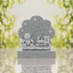 Teddy Bear Train Child Headstone