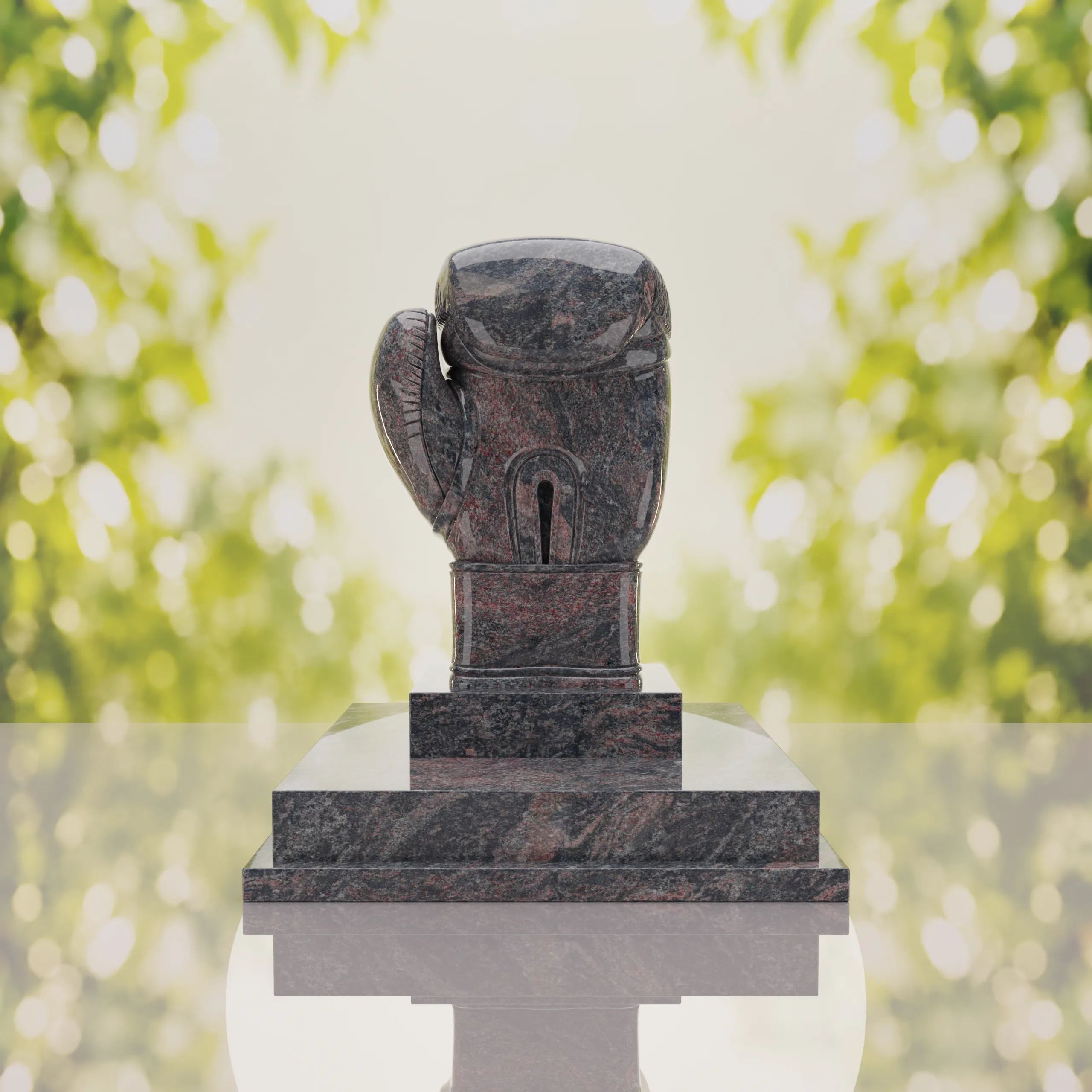 Boxing Glove Headstone