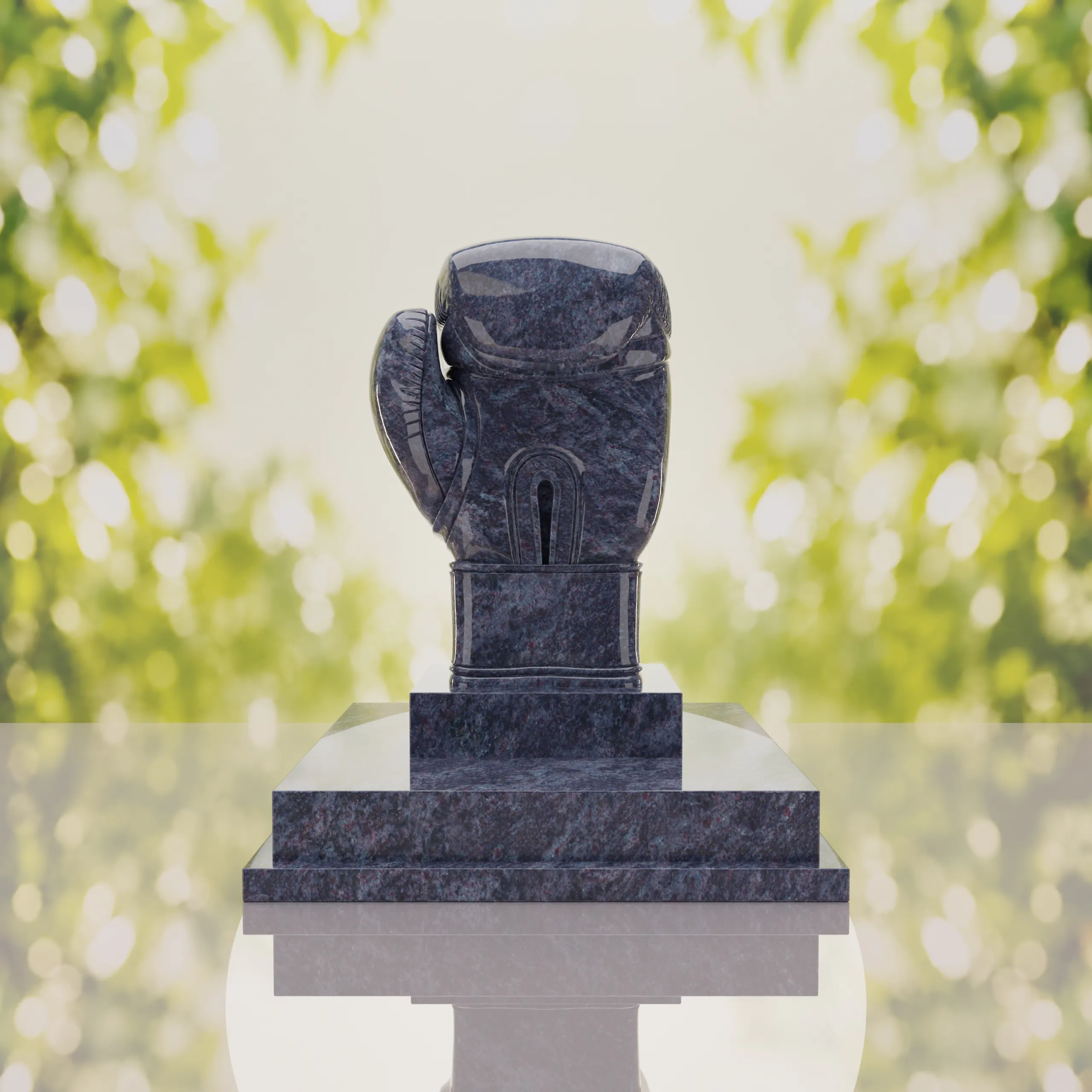 Boxing Glove Headstone