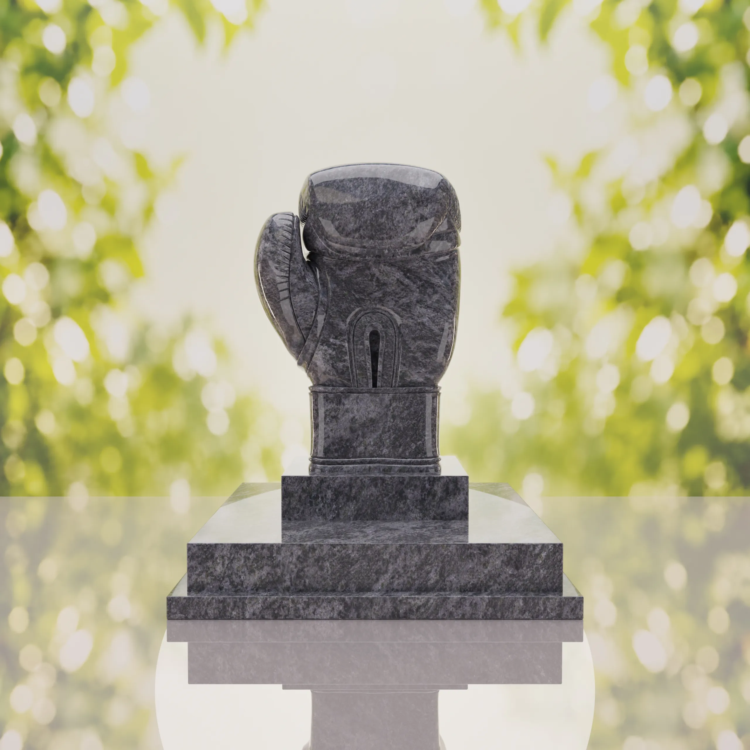 Boxing Glove Headstone