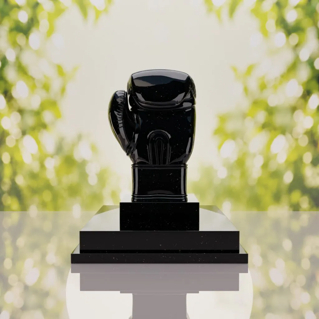 Boxing Glove Headstone