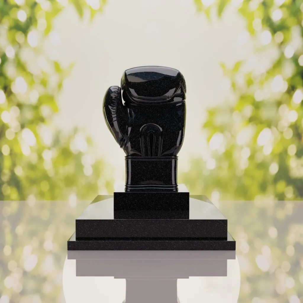 Boxing Glove Headstone