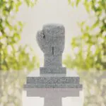 Boxing Glove Headstone