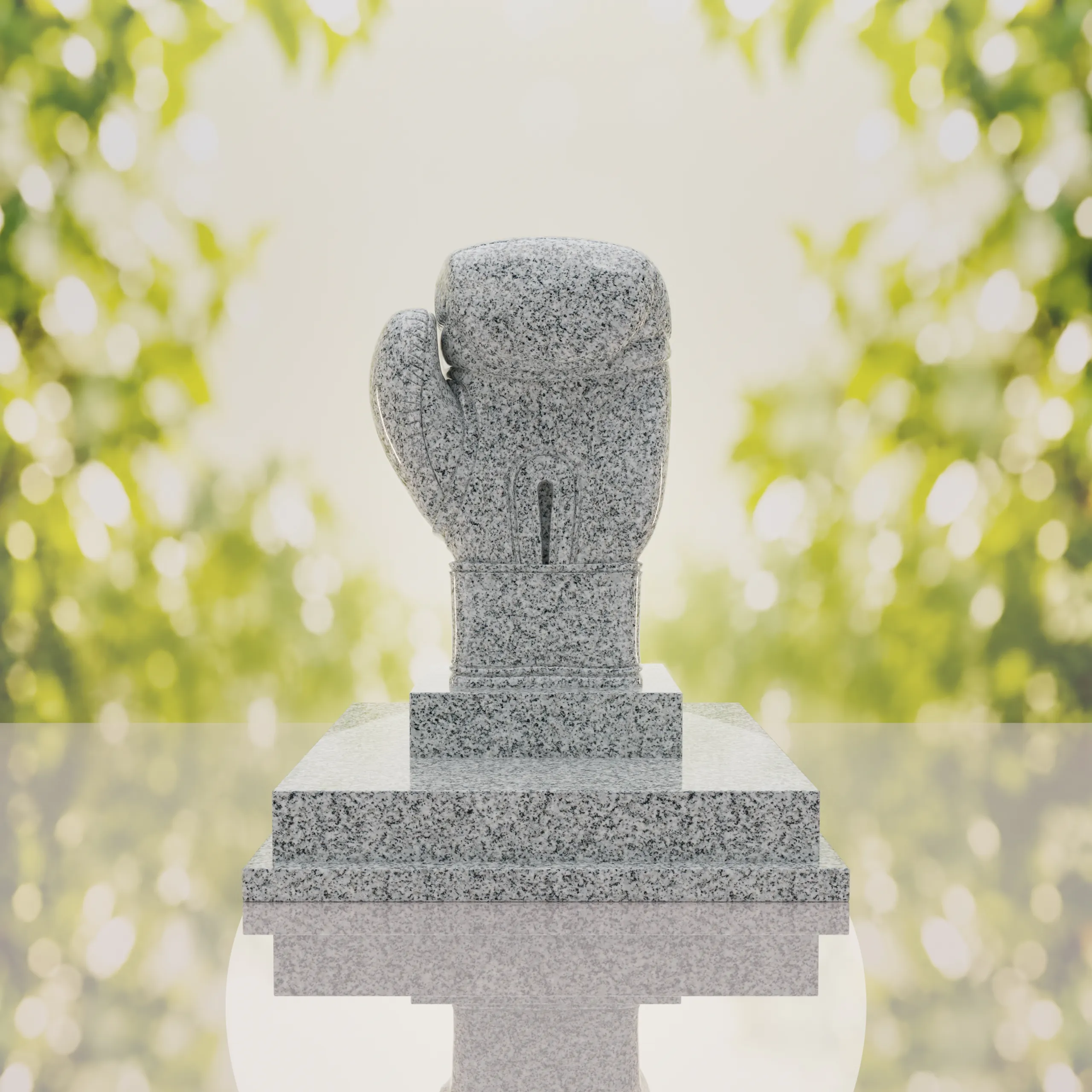 Boxing Glove Headstone