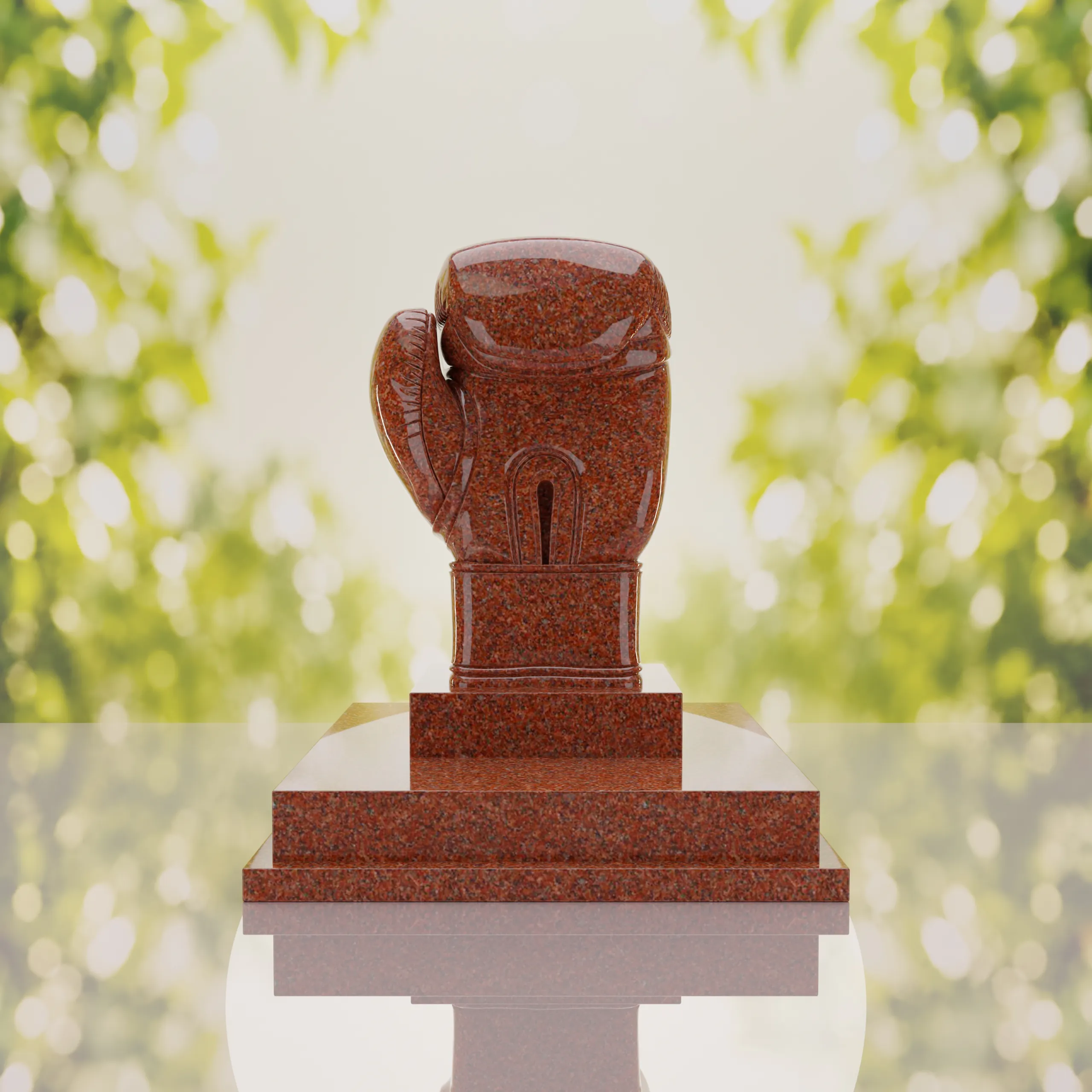 Boxing Glove Headstone