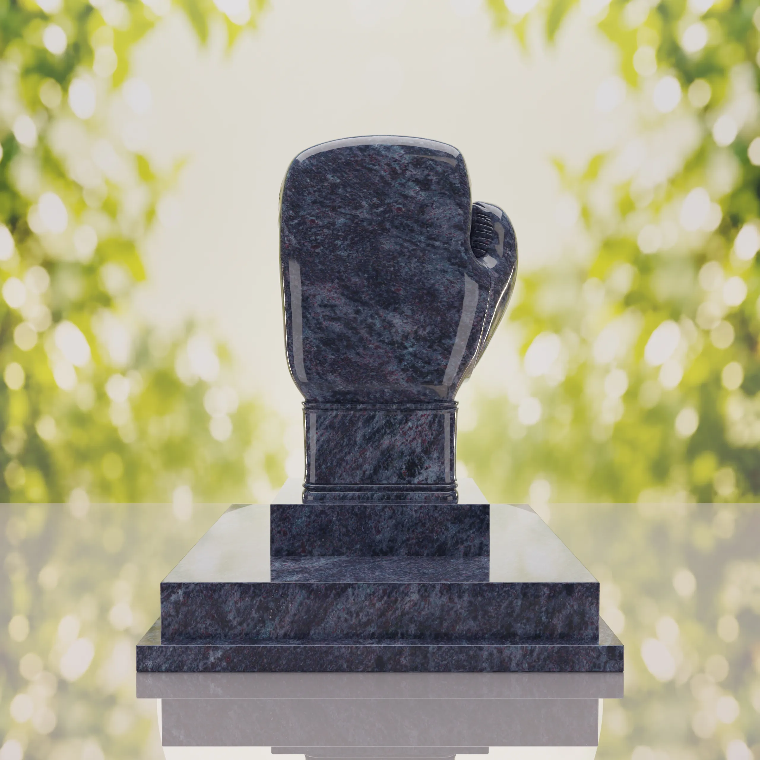 Boxing Glove Headstone