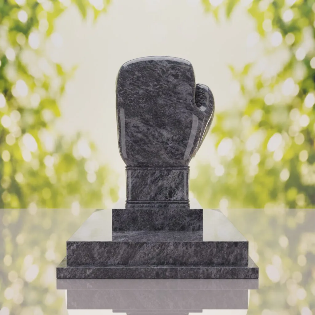 Boxing Glove Headstone