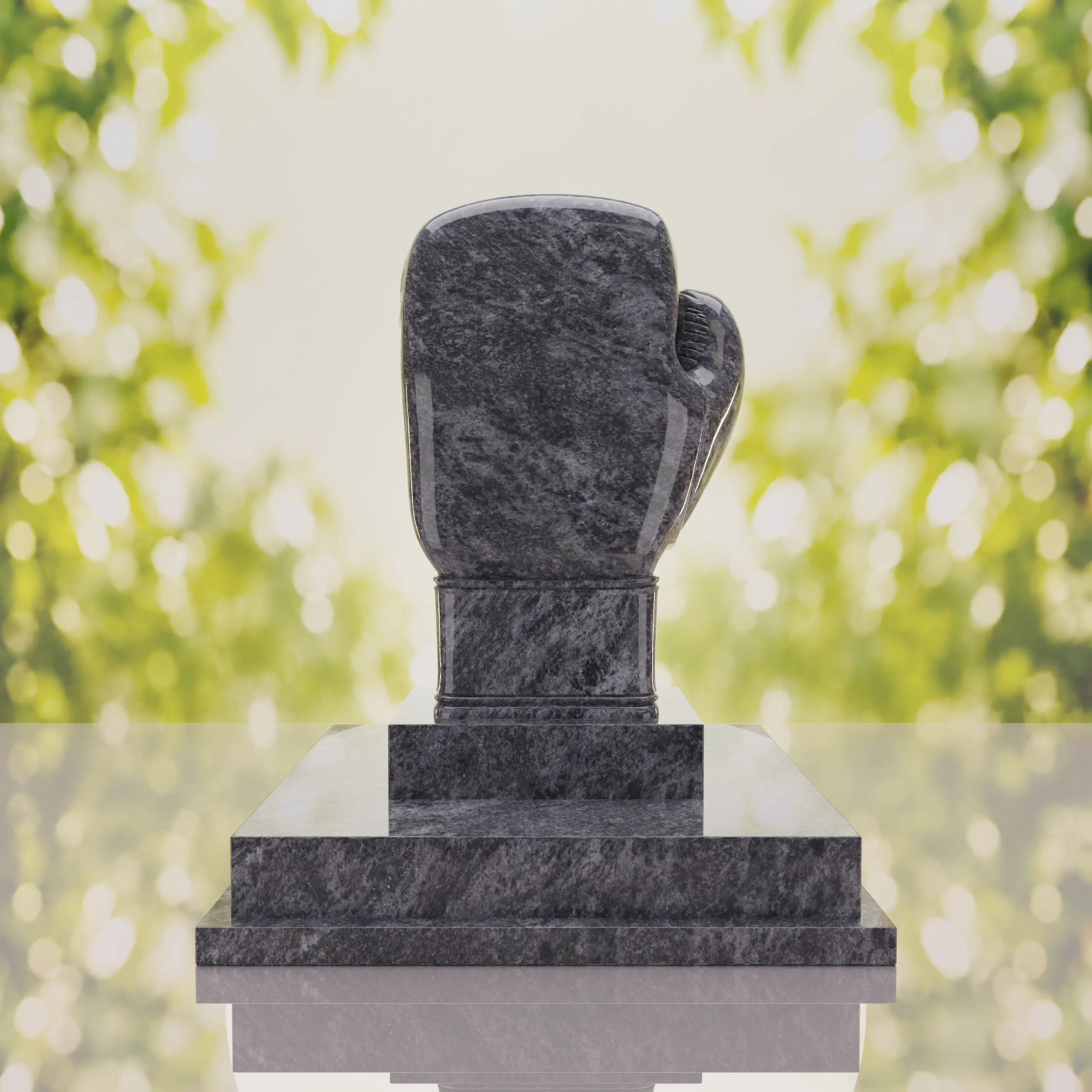 Boxing Glove Headstone