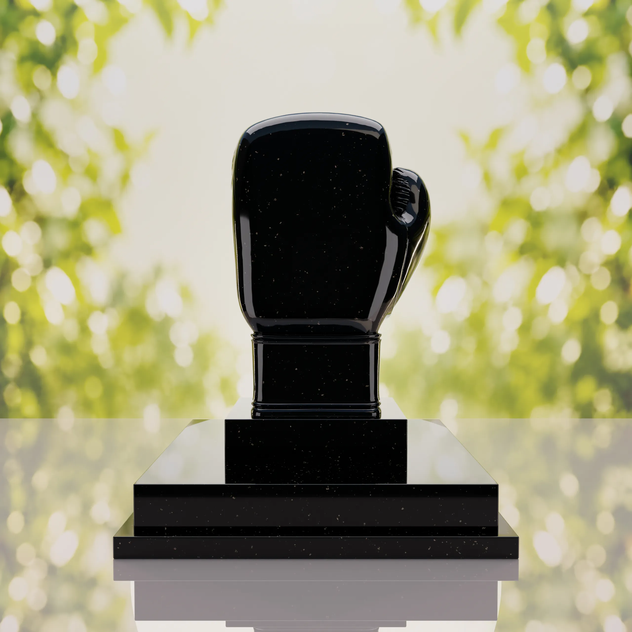 Boxing Glove Headstone