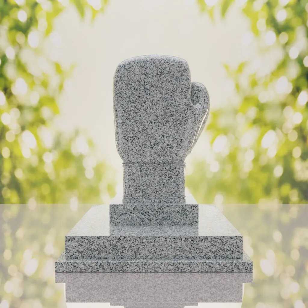 Boxing Glove Headstone