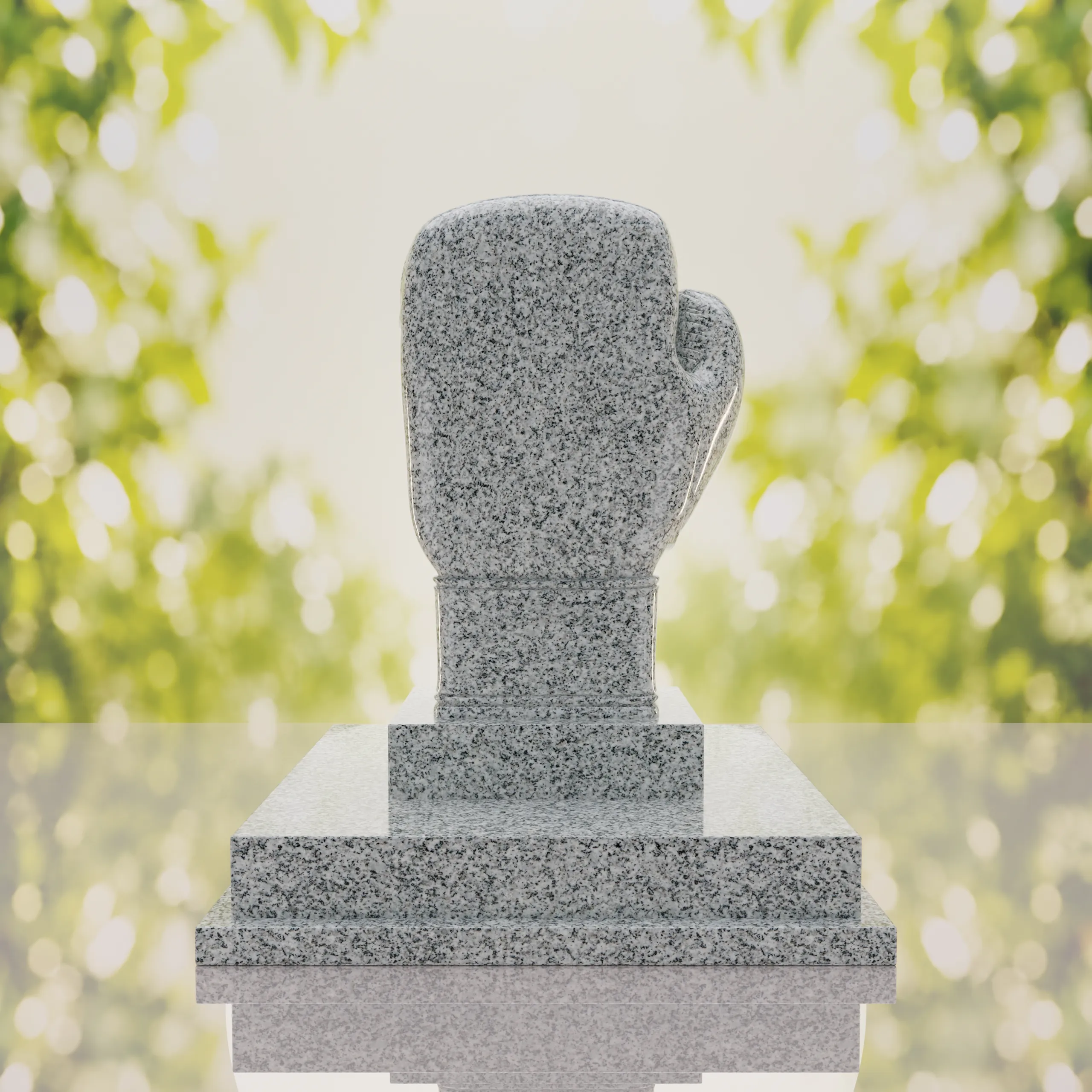 Boxing Glove Headstone