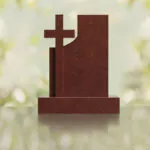 Monumento conmemorativo moderno con cruz