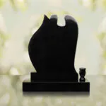 Angel Teardrop Upright Headstone