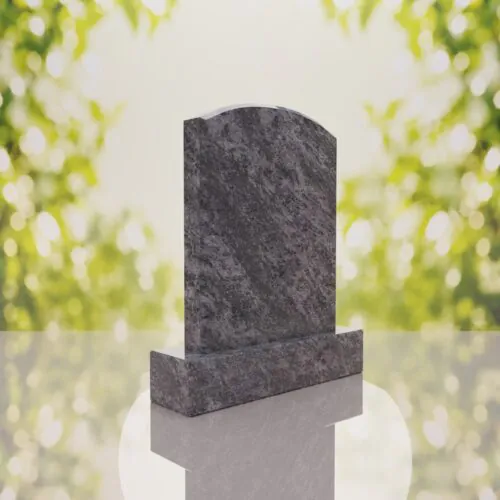 Round Top Upright Headstone
