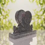 Rose Heart Headstone