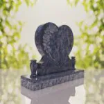 Rose Heart Headstone