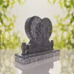 Rose Heart Headstone