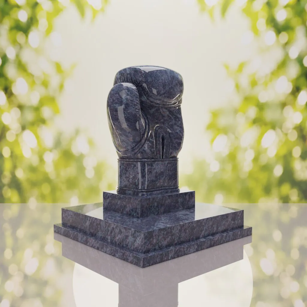 Boxing Glove Headstone