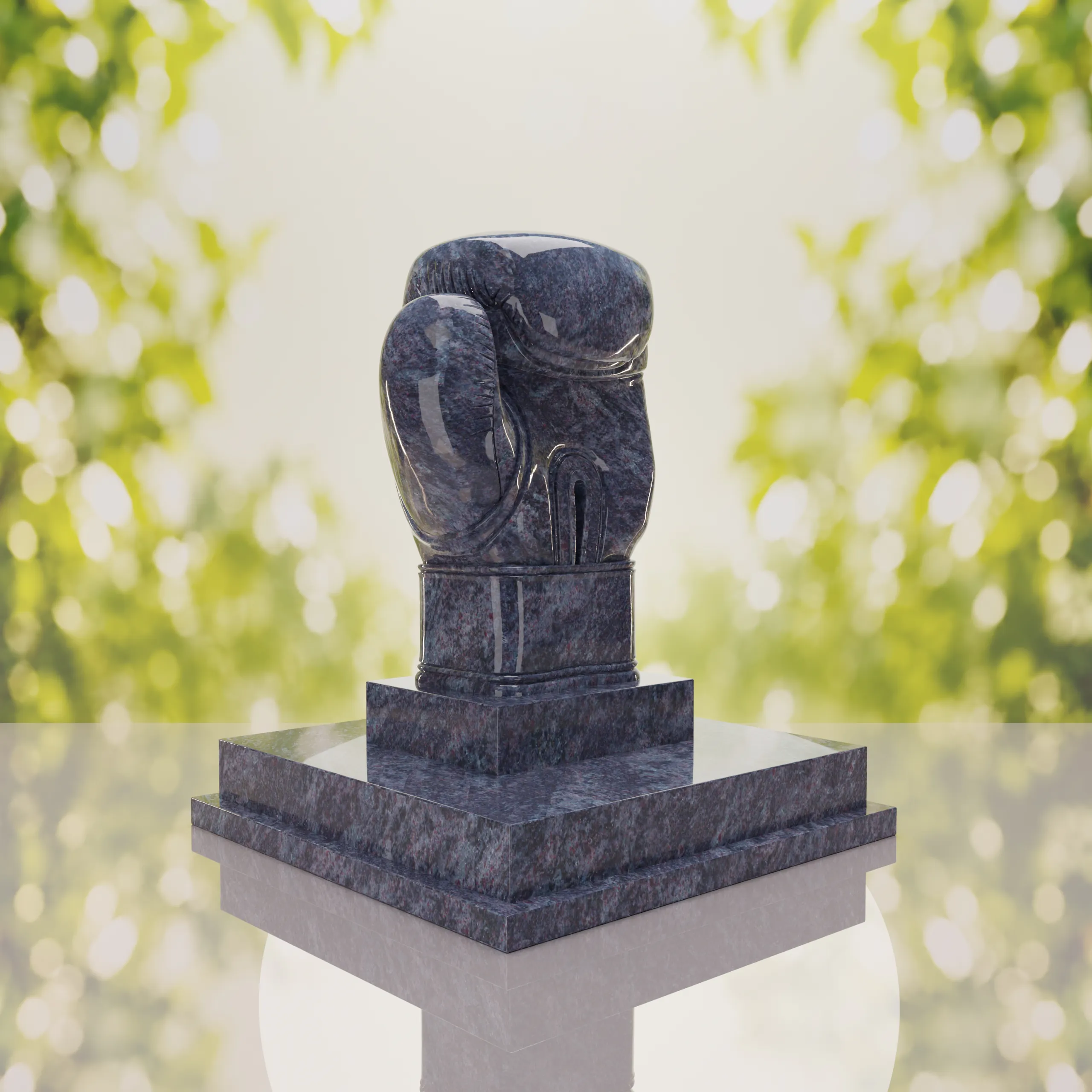 Boxing Glove Headstone