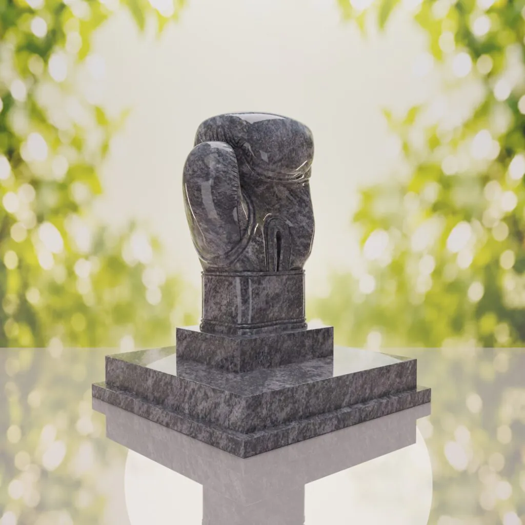 Boxing Glove Headstone