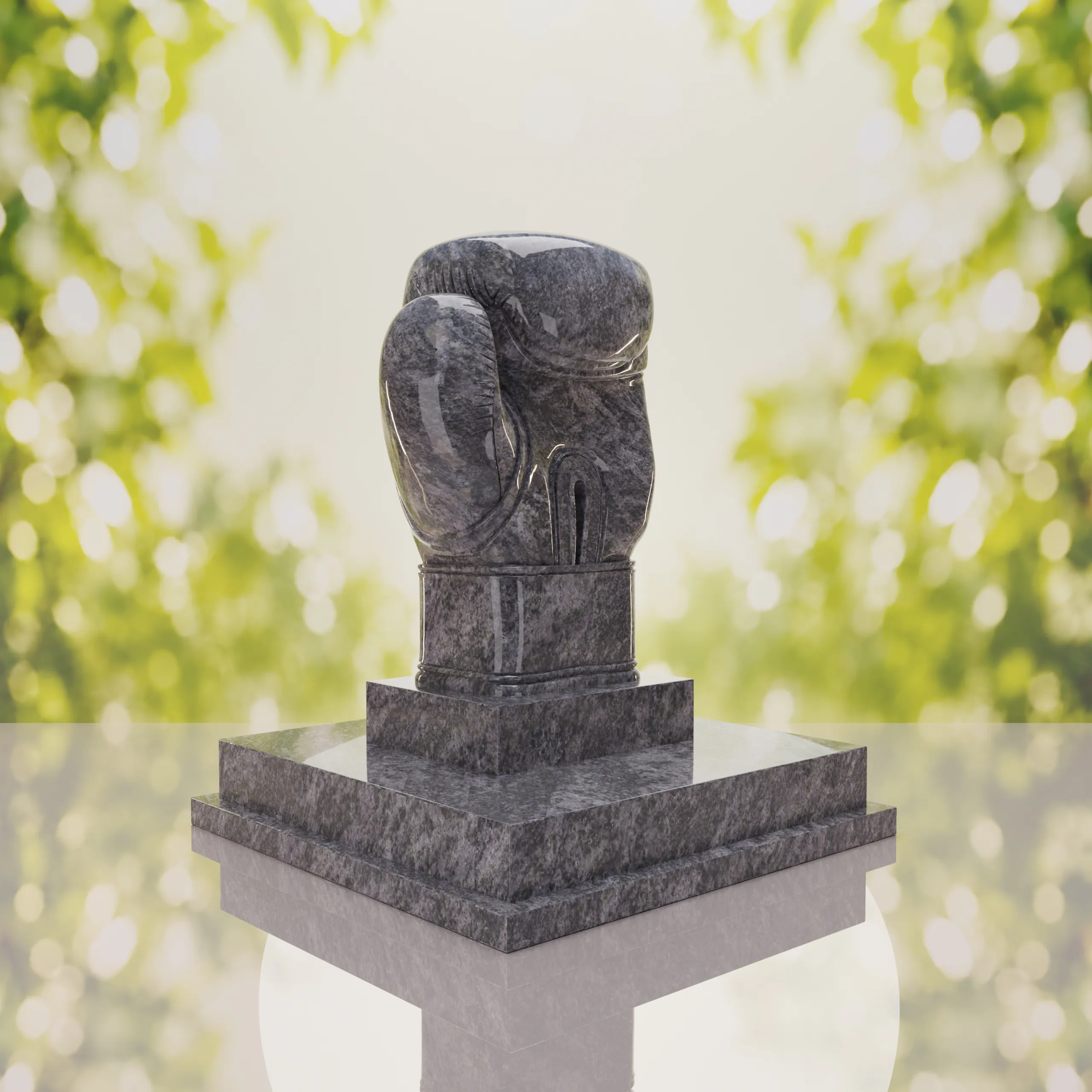 Boxing Glove Headstone