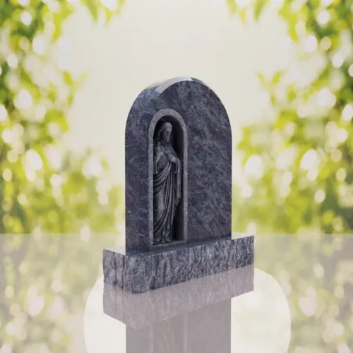 Christ the Redeemer Hispanic Granite Headstone