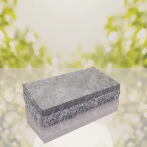Rock Base Bevel Granite Grave Marker