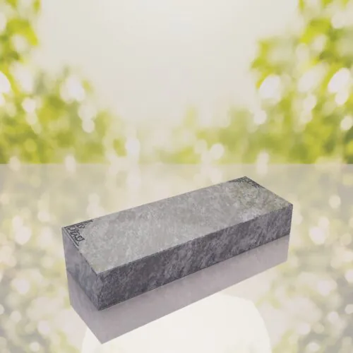 Companion Bevel Granite Grave Marker with Ivy Corner Design